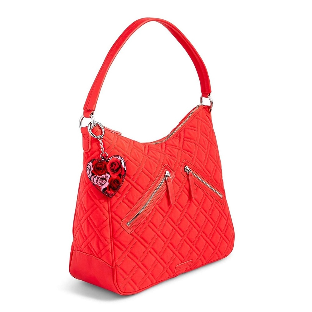 Vera Bradley Look of Love Bag Charm Havana Hothous - Picture 3 of 3